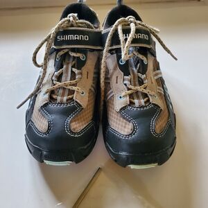 Shimano Women's Cycling Shoes - Black and Tan